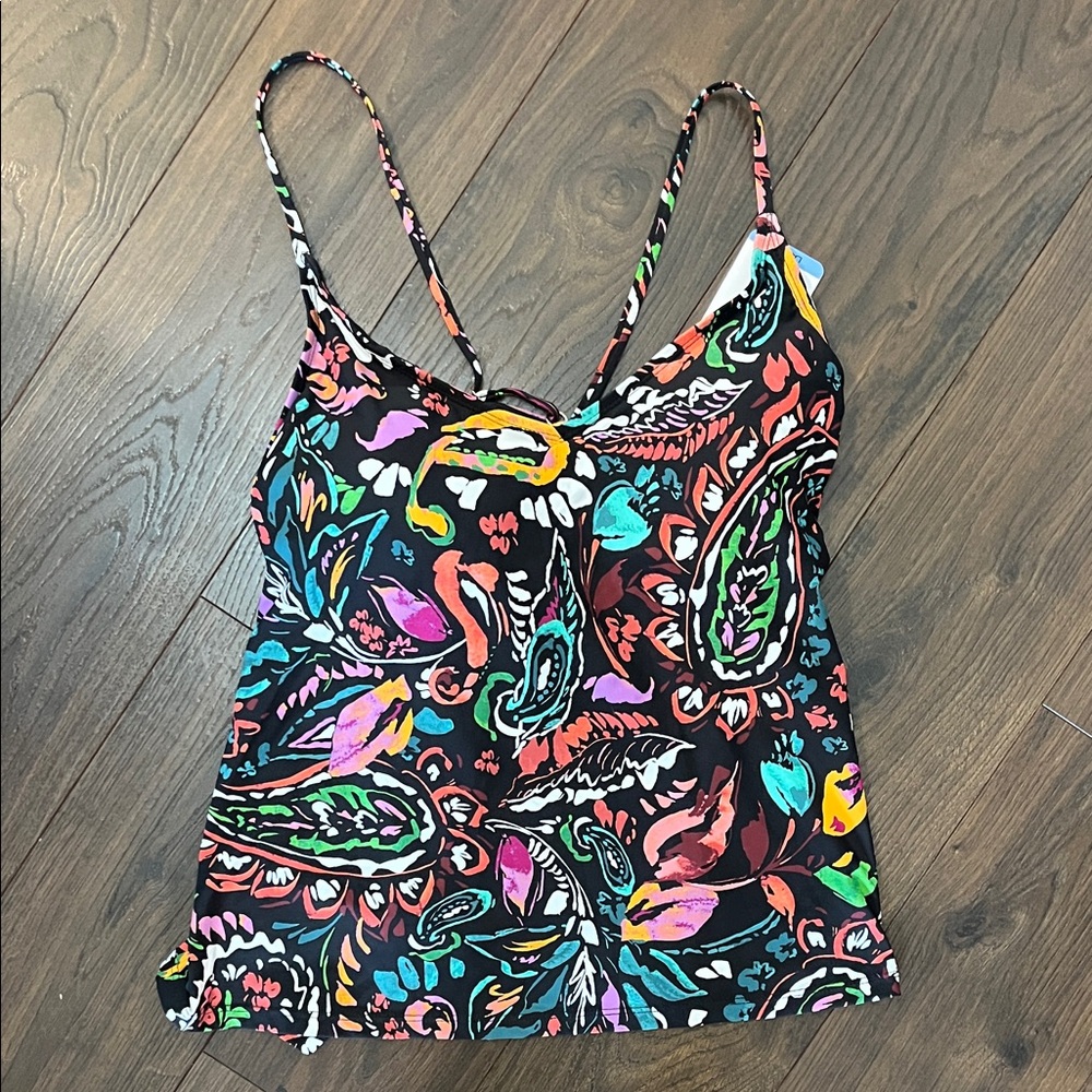 NWT Anne Cole Paisley Swim Top - Picture 7 of 10